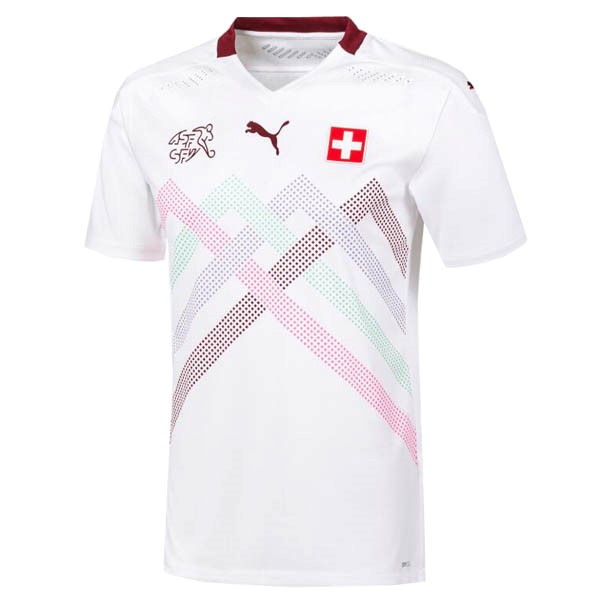 Camiseta Suiza Segunda equipo 2020 Blanco